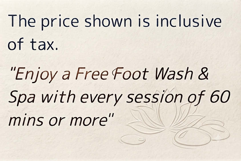 Free foot baht spa